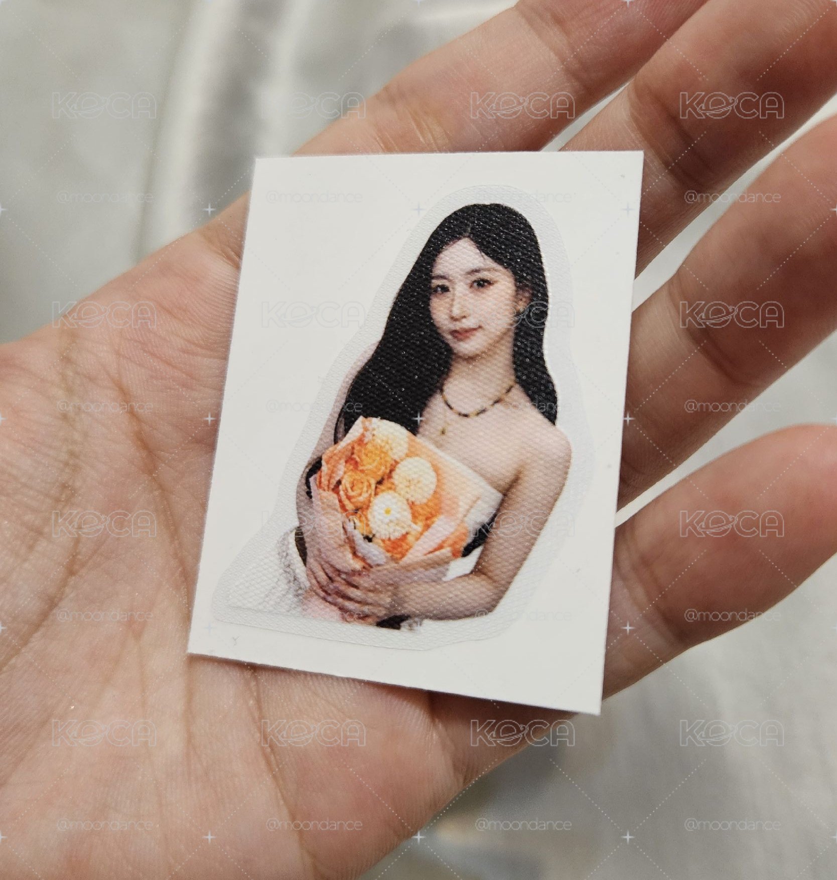 Heavy Serenade am 線上個簽贈品 貼紙 喜歡你 海嫄 拿花 捧花