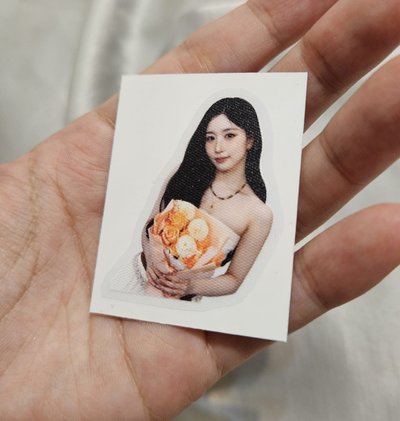 Heavy Serenade am 線上個簽贈品 貼紙 喜歡你 海嫄 拿花 捧花