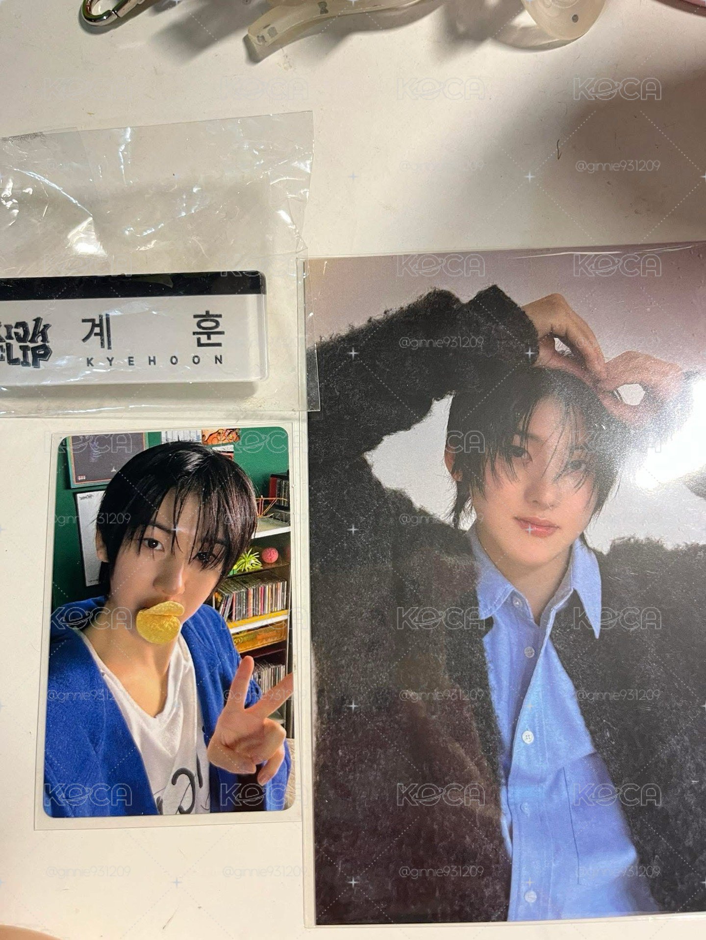 kickflip 李啟訓 打歌卡 打歌明信片 薯片打歌