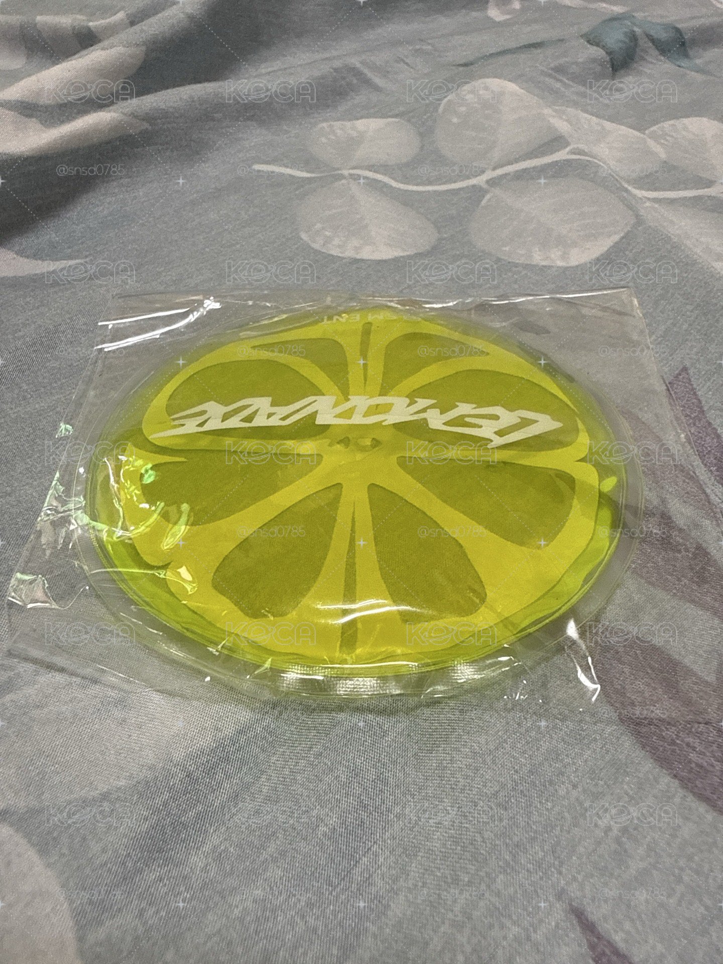 aespa LEMONADE LEMONADE快閃 集章禮 冰敷包