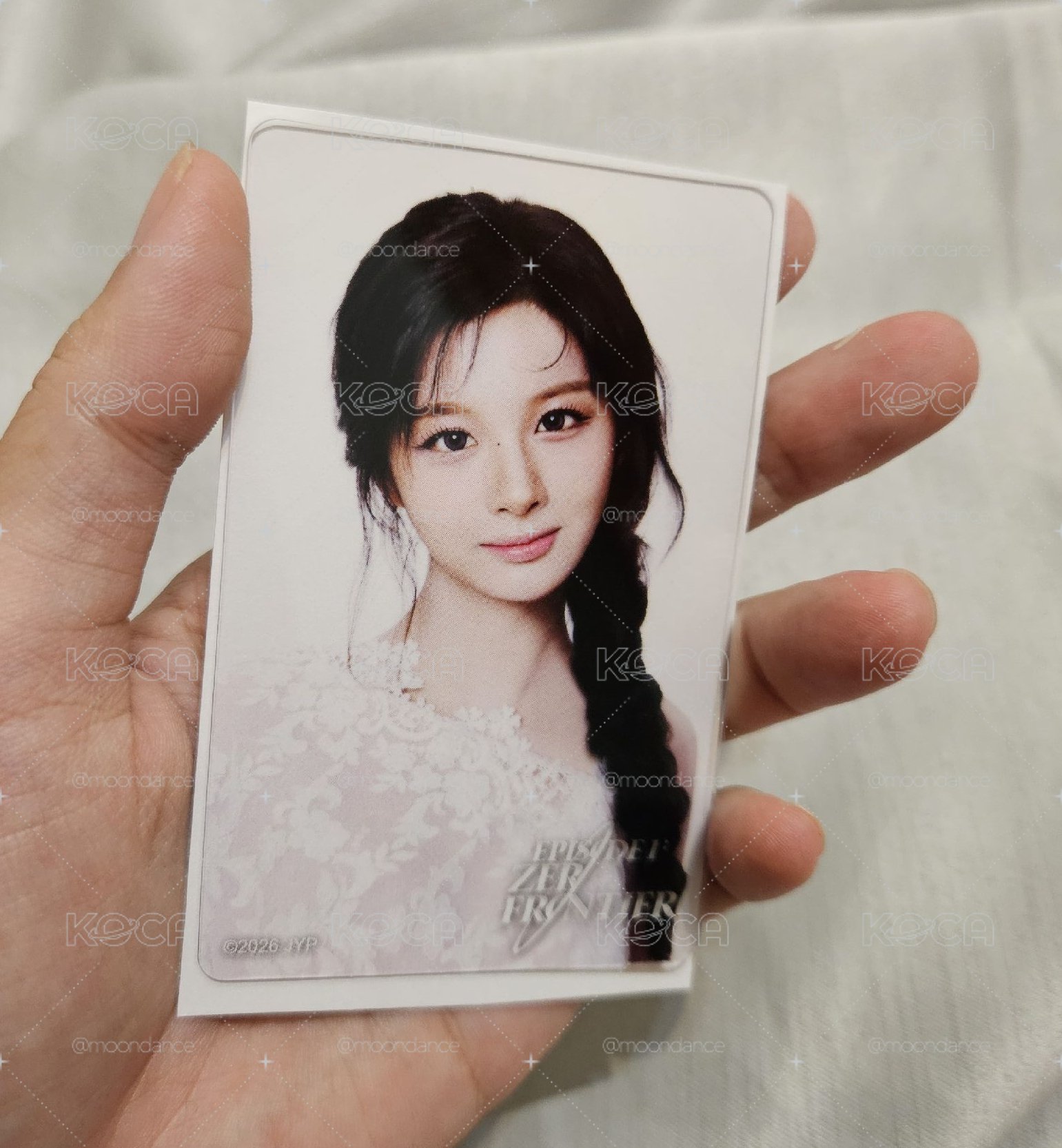 世巡 JYP JAPAN 線下參加賞 透明卡 透卡 周邊卡 上排/A，薛侖娥 近全新