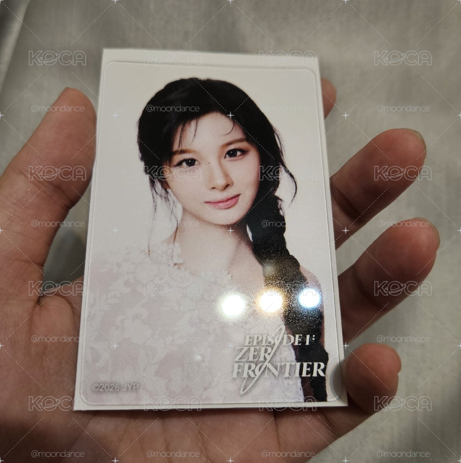 世巡 JYP JAPAN 線下參加賞 透明卡 透卡 周邊卡 上排/A，薛侖娥 近全新