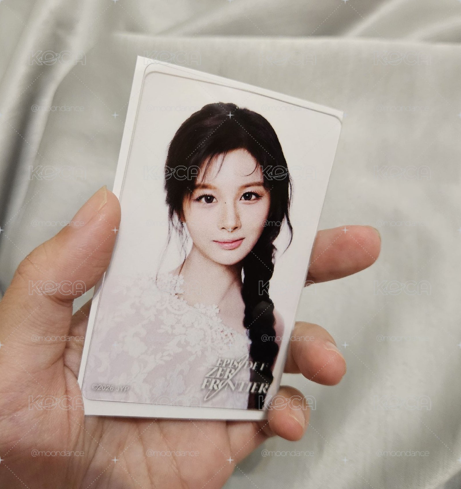 世巡 JYP JAPAN 線下參加賞 透明卡 透卡 周邊卡 上排/A，薛侖娥 近全新