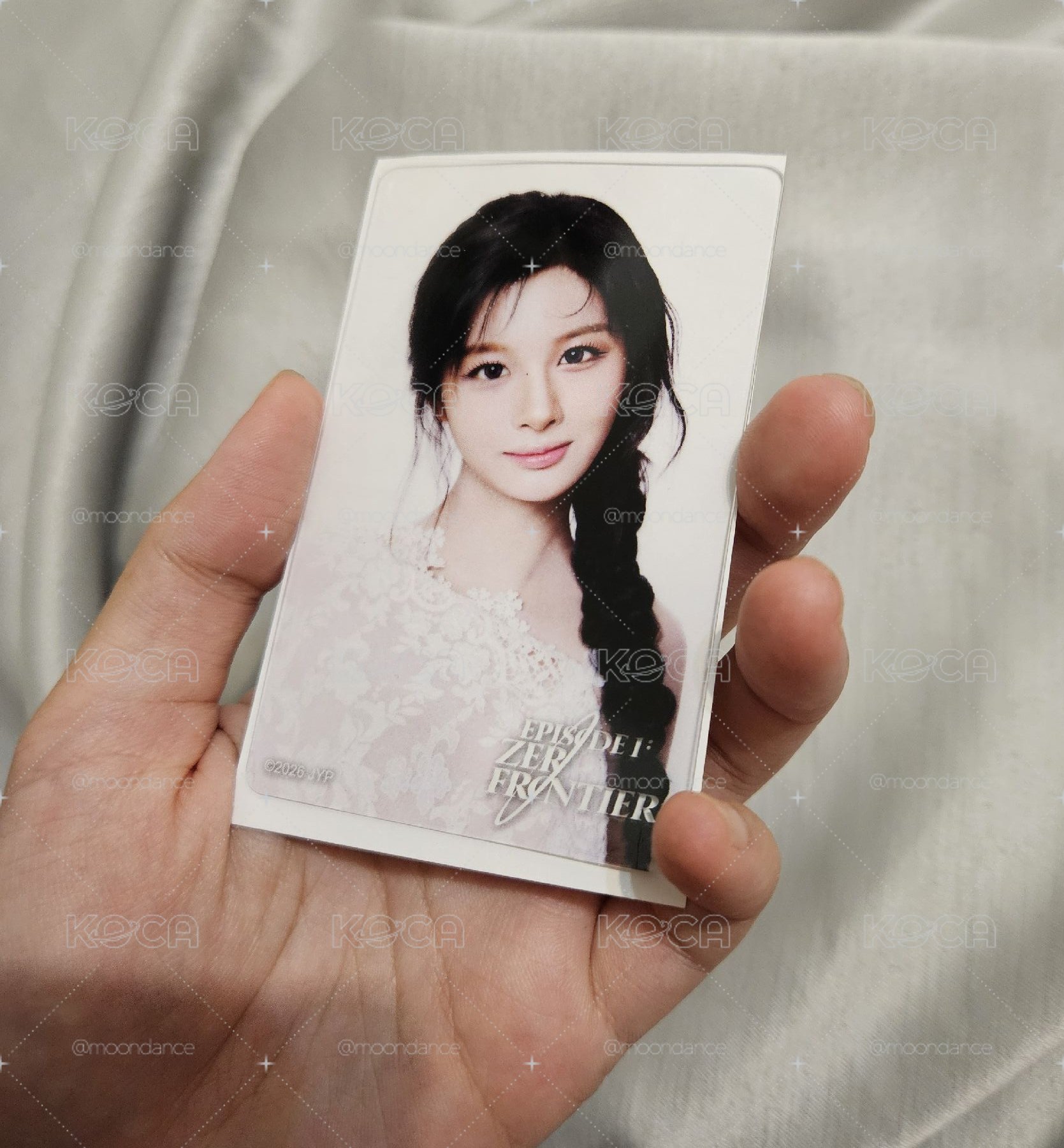世巡 JYP JAPAN 線下參加賞 透明卡 透卡 周邊卡 上排/A，薛侖娥 近全新