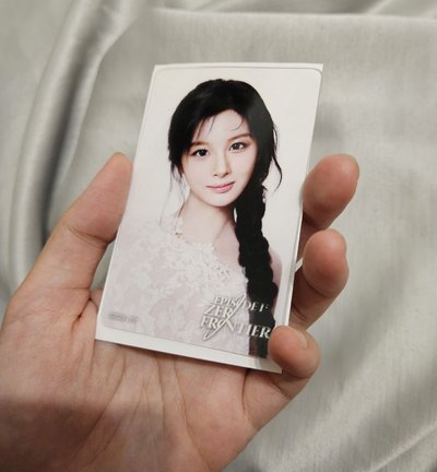 世巡 JYP JAPAN 線下參加賞 透明卡 透卡 周邊卡 上排/A，薛侖娥 近全新