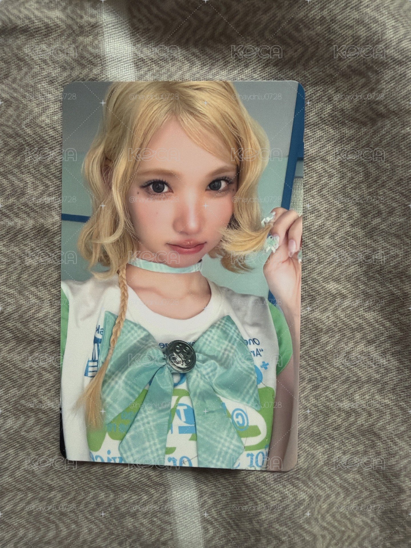 現貨當日出貨/JP單一 hmv 幸運卡 Jiwoo