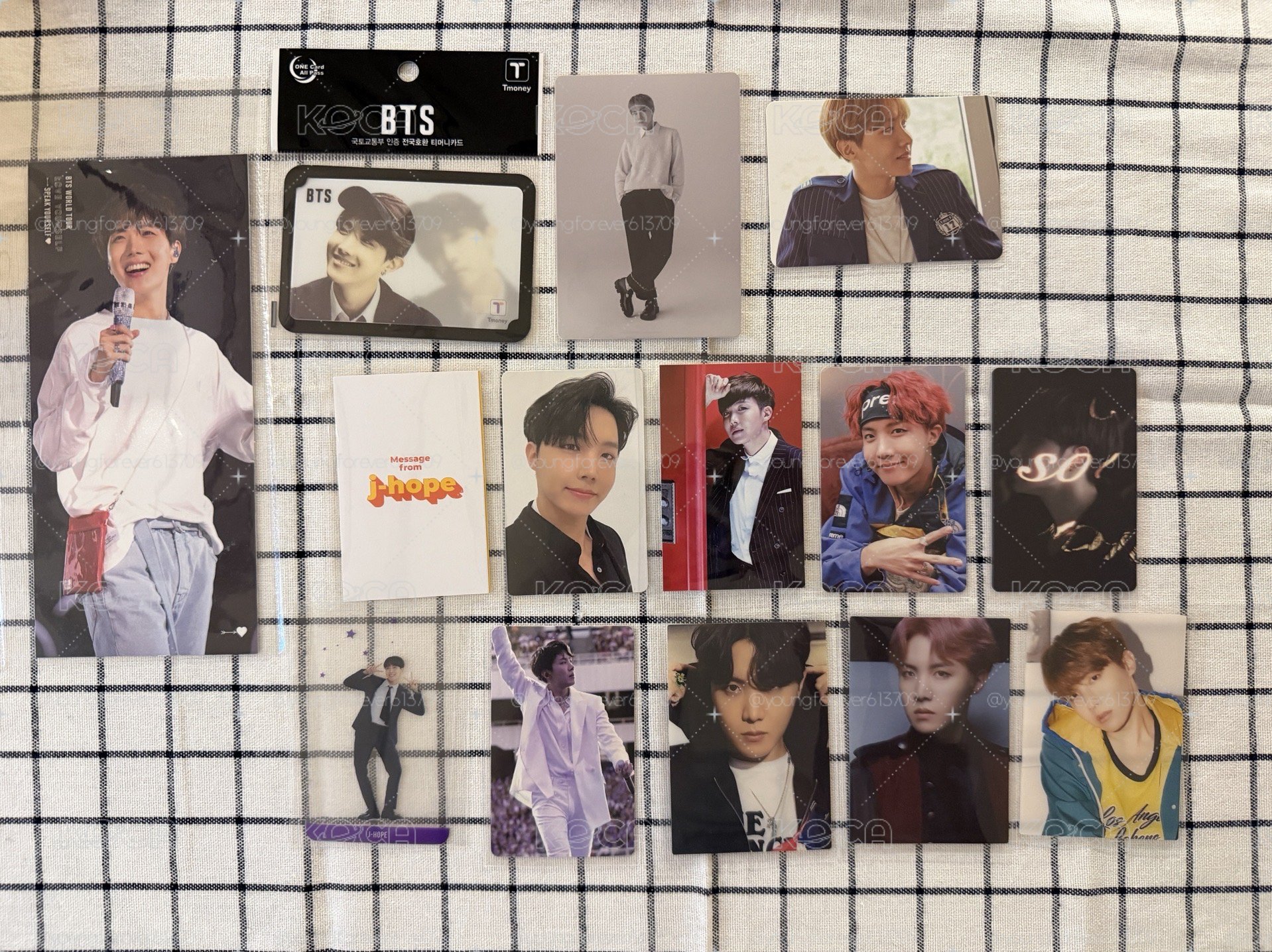 BTS J-HOPE號錫 小卡
