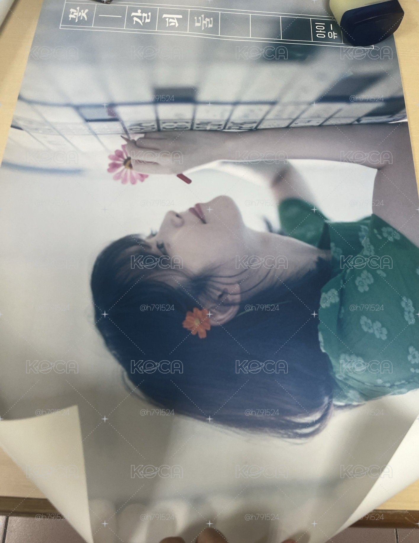 IU 李知恩 花書籤2 專輯海報兩張