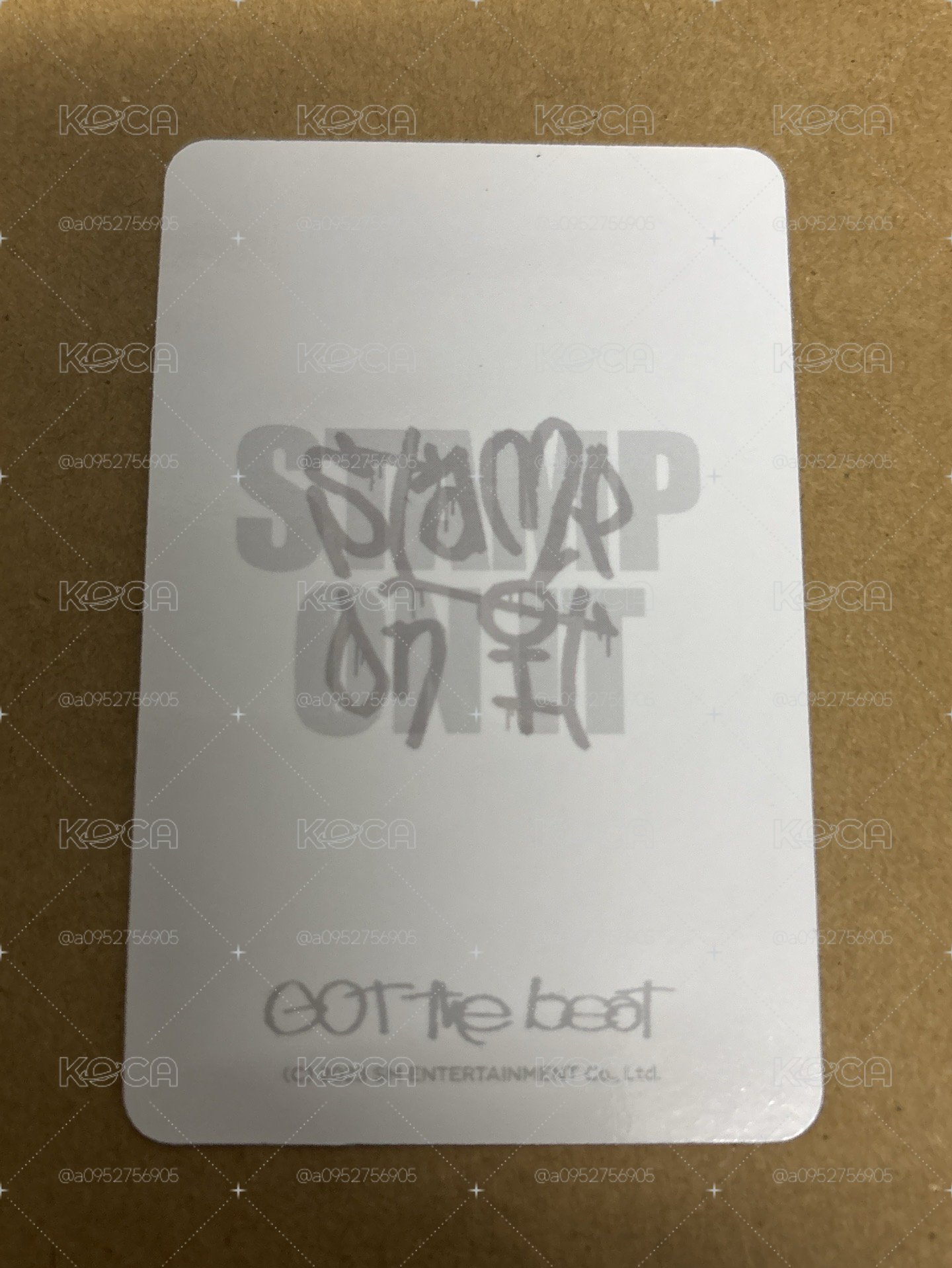 Stamp On It 周邊卡 閃卡柚