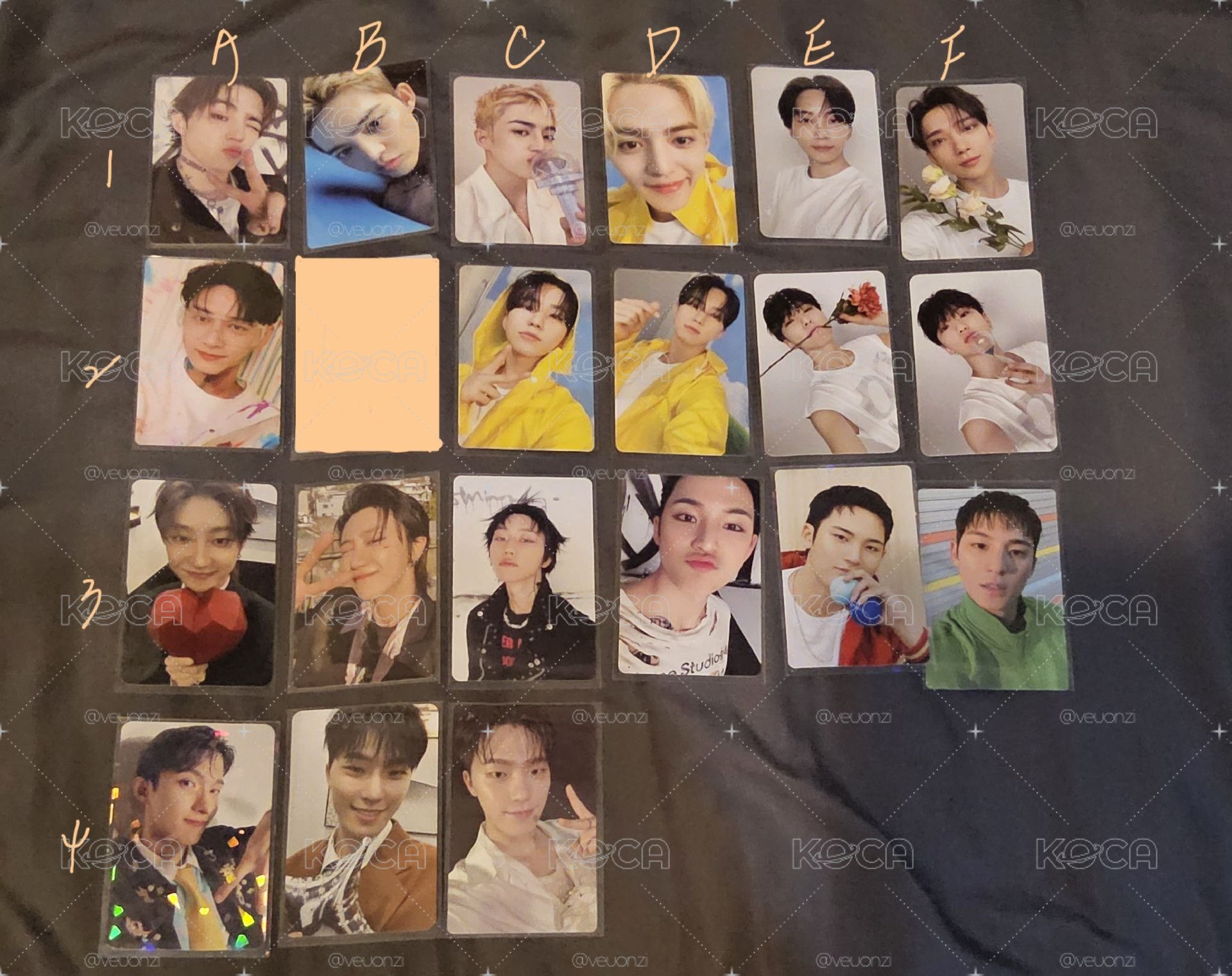 SEVENTEEN 小卡