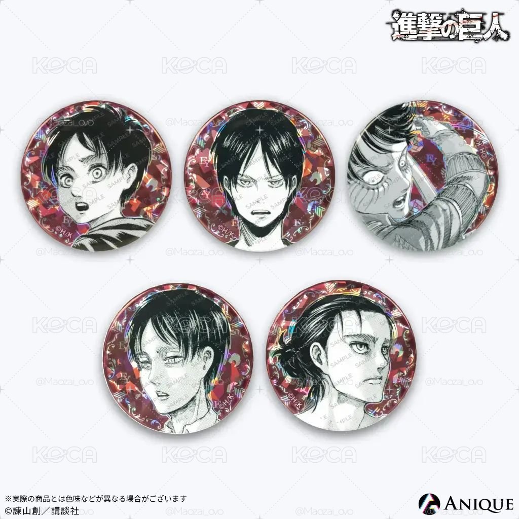 ฅ^ ･ﻌ･ ^ฅ 【現貨】進擊的巨人 Anique 艾蓮 生日系列 徽章