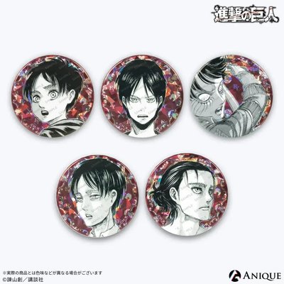 ฅ^ ･ﻌ･ ^ฅ 【現貨】進擊的巨人 Anique 艾蓮 生日系列 徽章
