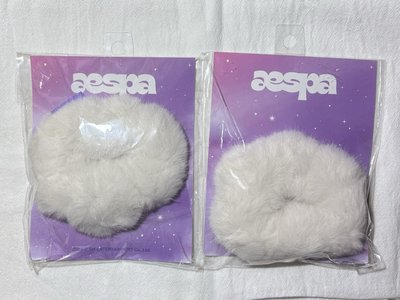 aespa單毛絨髮圈