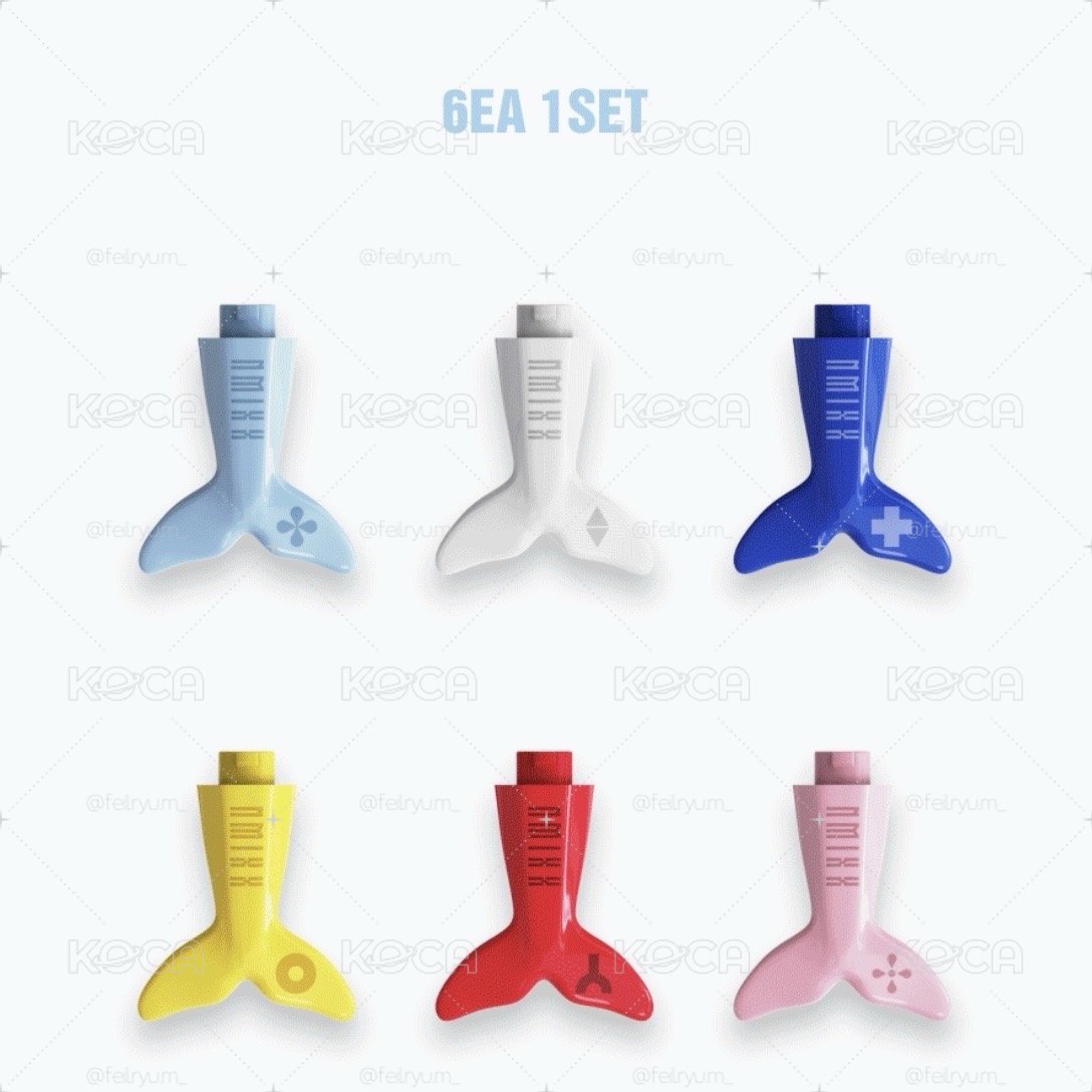 𝙉𝙈𝙄𝙓𝙓🐳<OFFICIAL LIGHT STICK>二代鯨魚尾巴裝飾｜Jiwoo