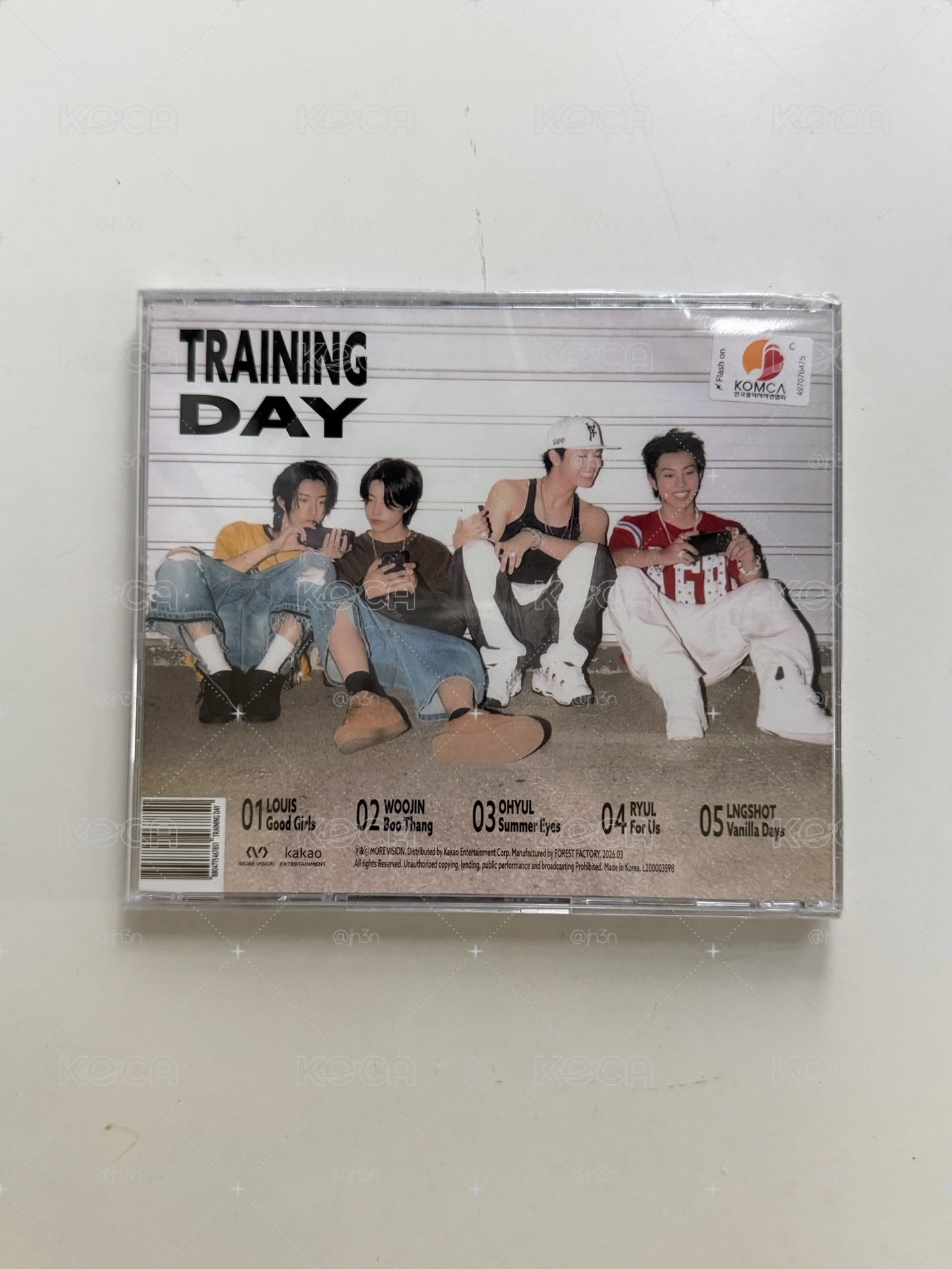 LNGSHOT Training Day EP全新未拆