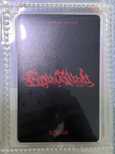 月狼 專輯卡 初回限定 WOLF CLAW
