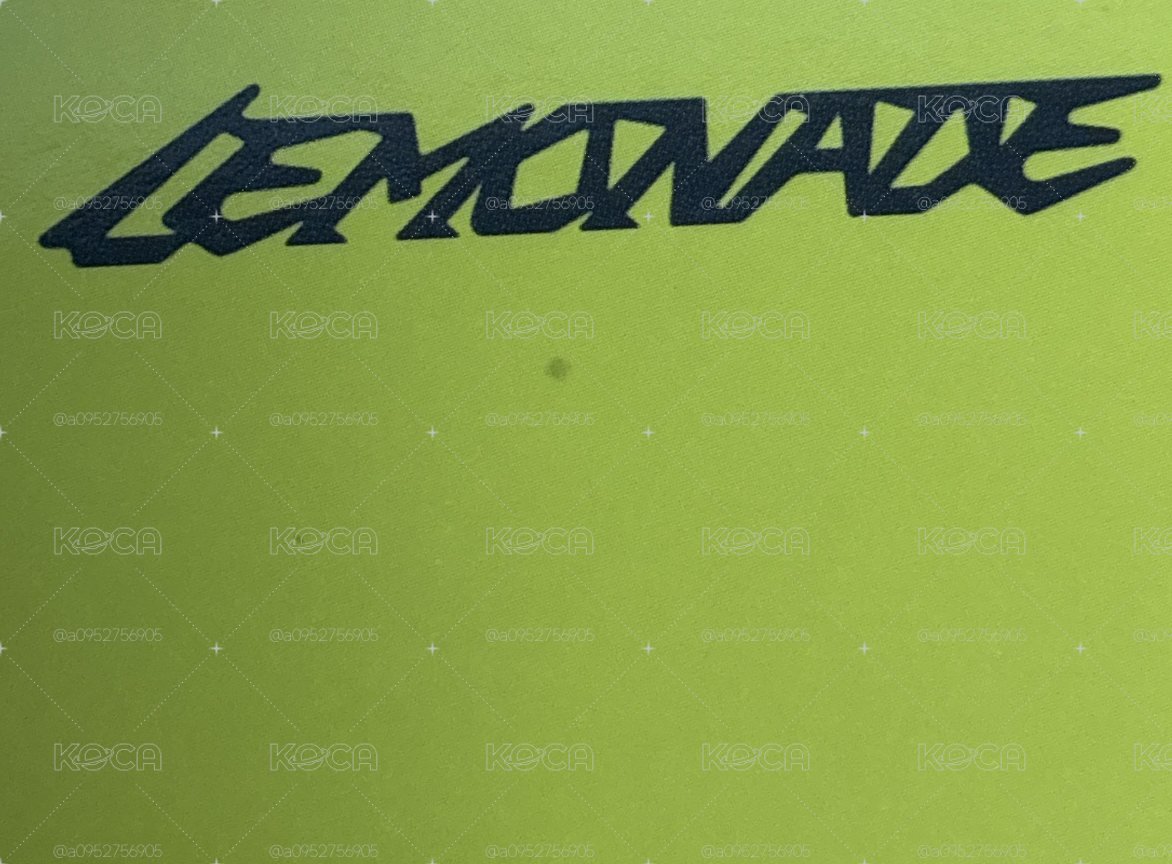 （瑕）LEMONADE 快閃 LEMONADE ver. 隨機卡 官拍柚