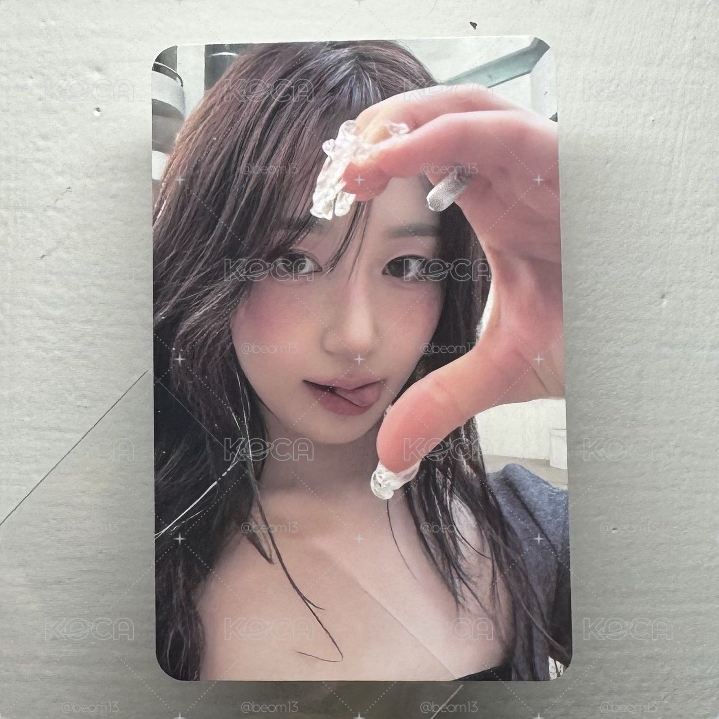 HAEWON 吐舌愛心卡