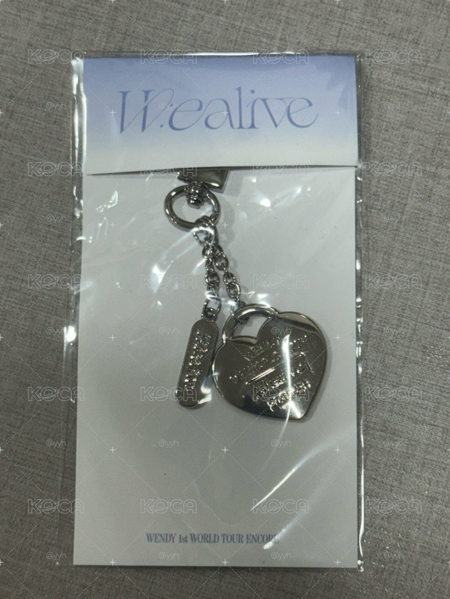 W:ealive安可場周 鑰匙圈
