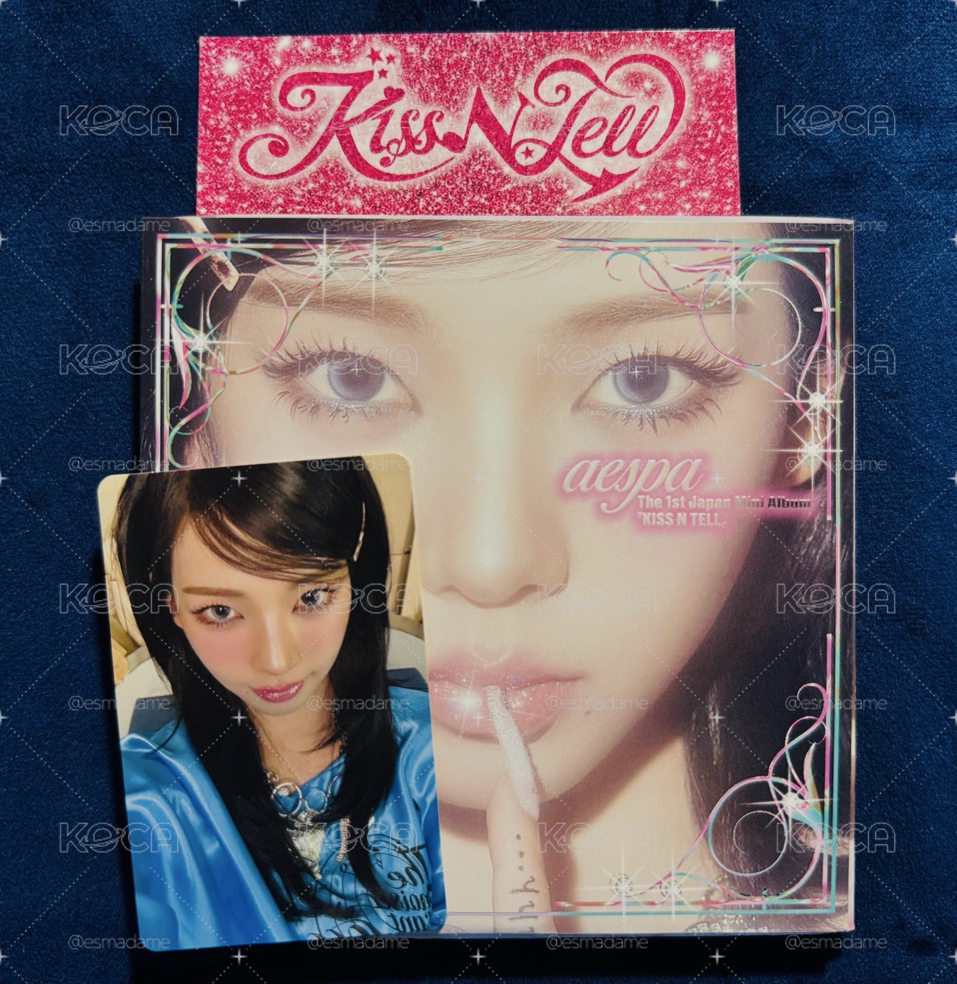 aespa Kiss N Tell Poster Ver. 柚封 海報版