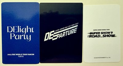 東海小卡組 DElight/DEparture隨機卡、SS9安可幸運卡（需多帶）