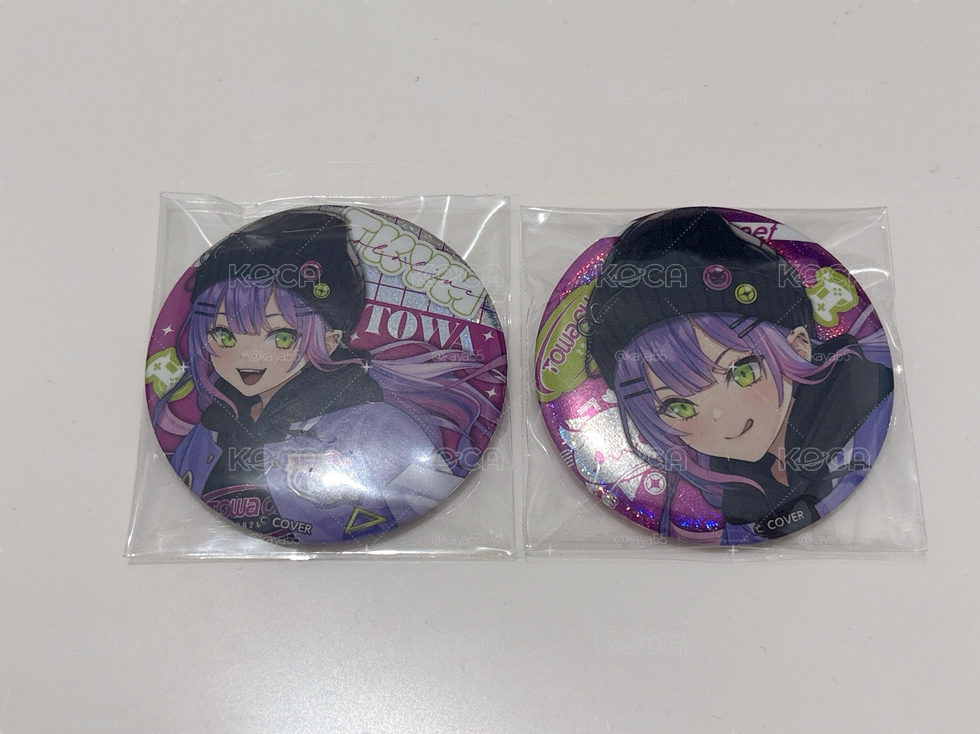 hololive Seasonal Day冬日街頭系列徽章 常闇トワ兩款
