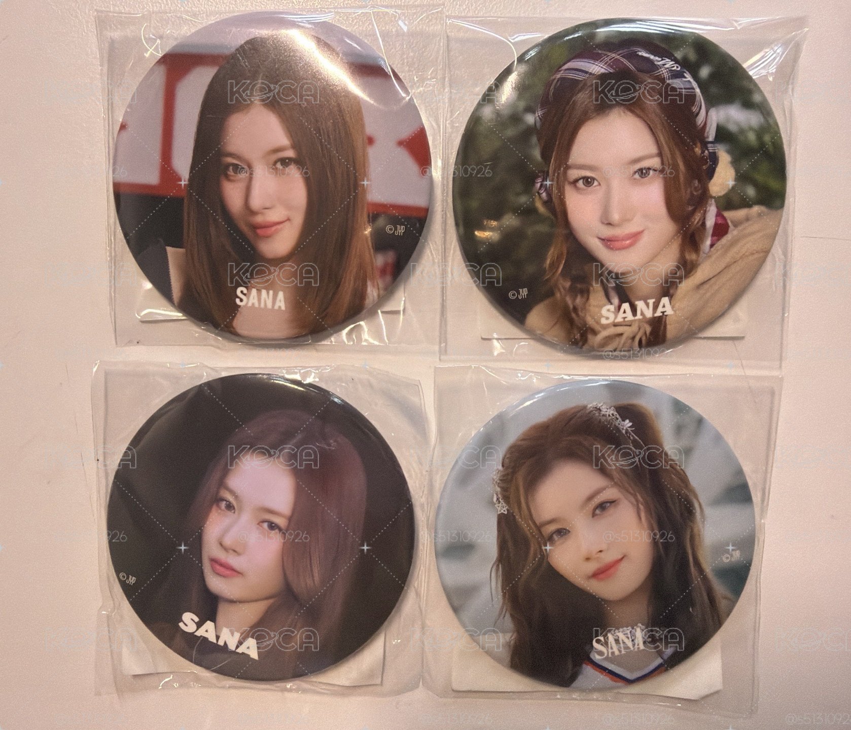 現貨速出🩷TWICE 紗 sana 徽章 新國立 冬日 東蛋 ENEMY + 新國立未拆滿額卡
