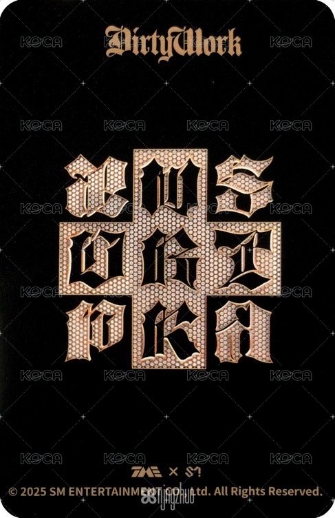Dirty Work QQ音樂 星光卡 碎片卡寧 背面