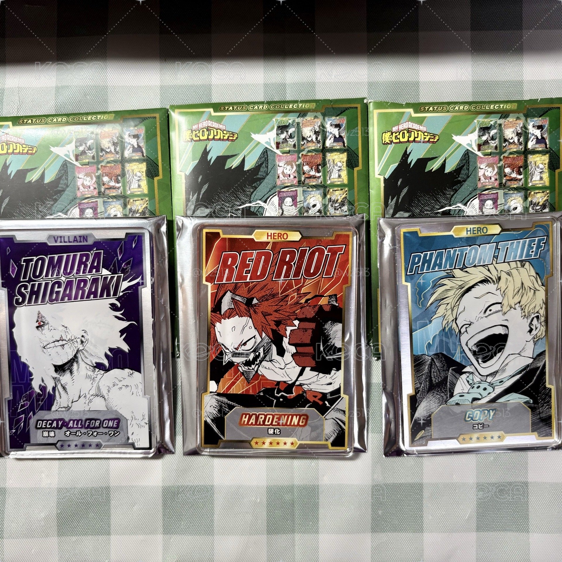 我英 Jump shop 數據卡 死柄木/切島/物間