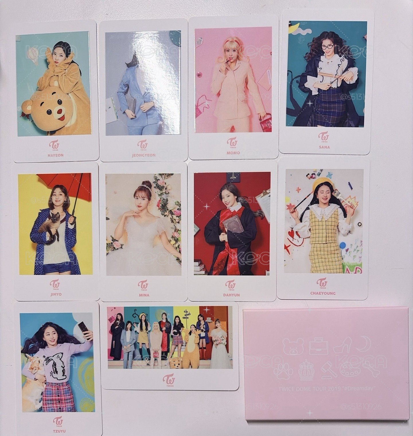 現貨速出🩷 TWICE DOME TOUR 2019 #Dreamday 小卡組 周邊卡