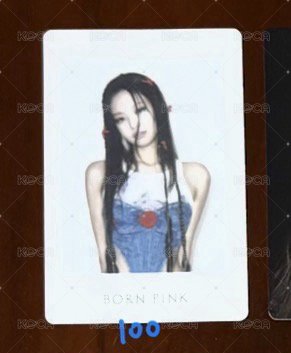 妮 born pink特典1 藍標需綁