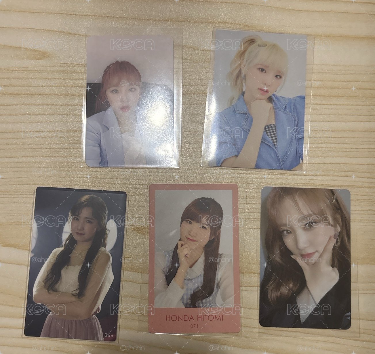 iz*one 小卡 盤出