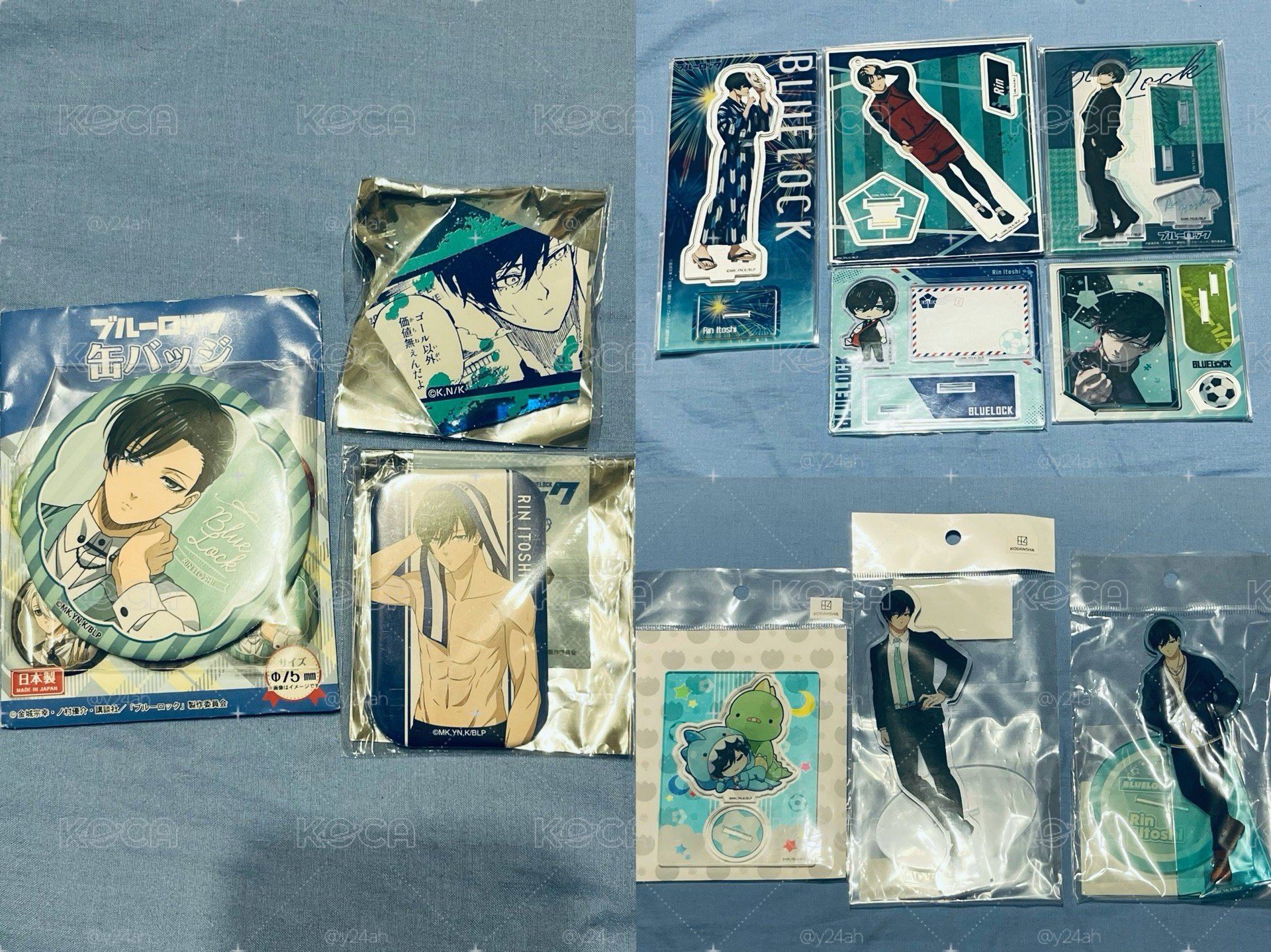 藍色監獄 糸師凜 徽章 立牌