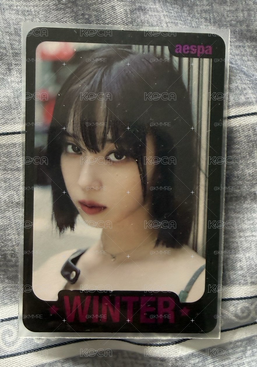 aespa MY WORLD 隨機卡 冬 winter