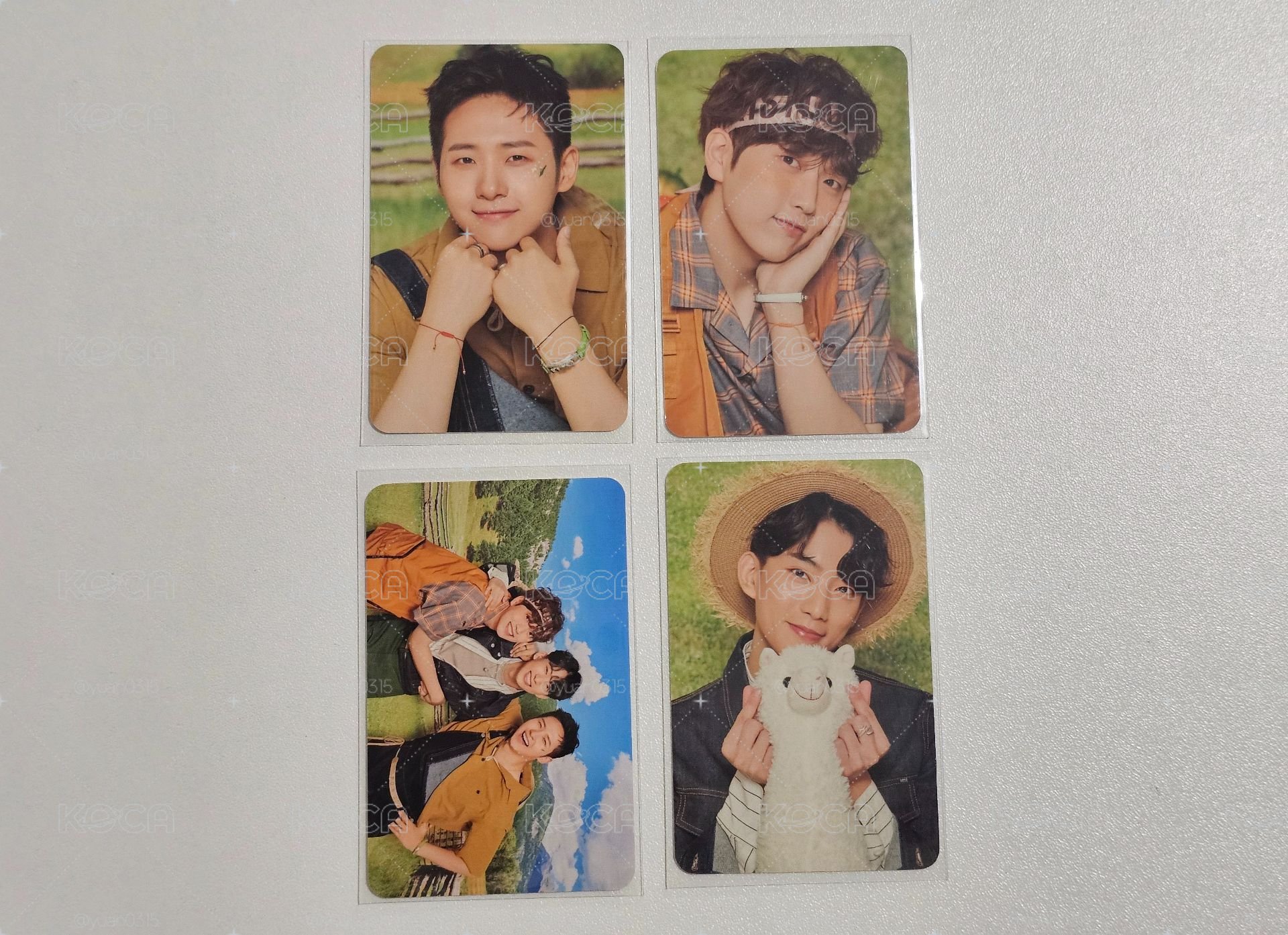 B1A4 2021年曆卡4張不拆