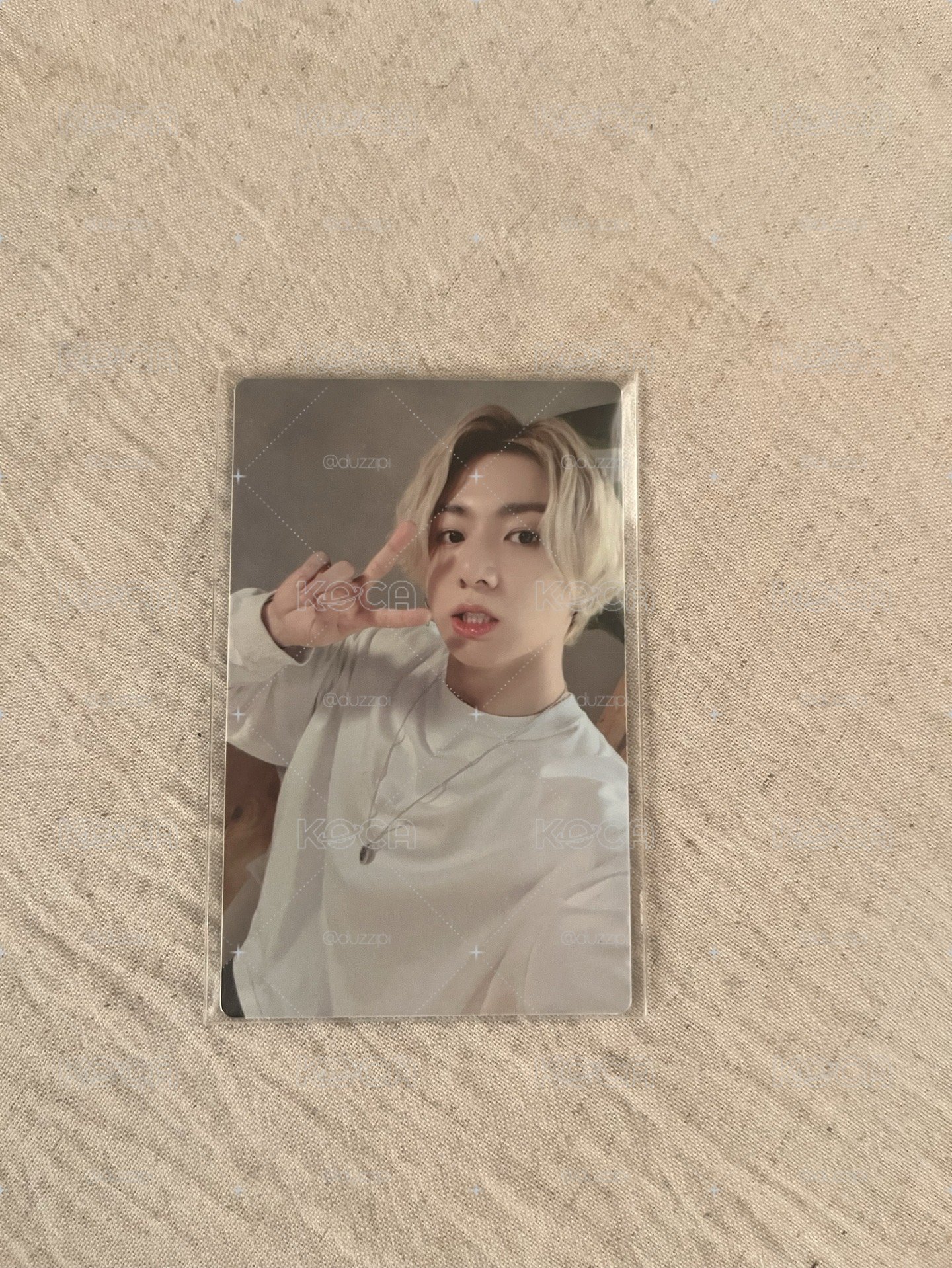 BTS 柾國 BE m2u 幸運卡