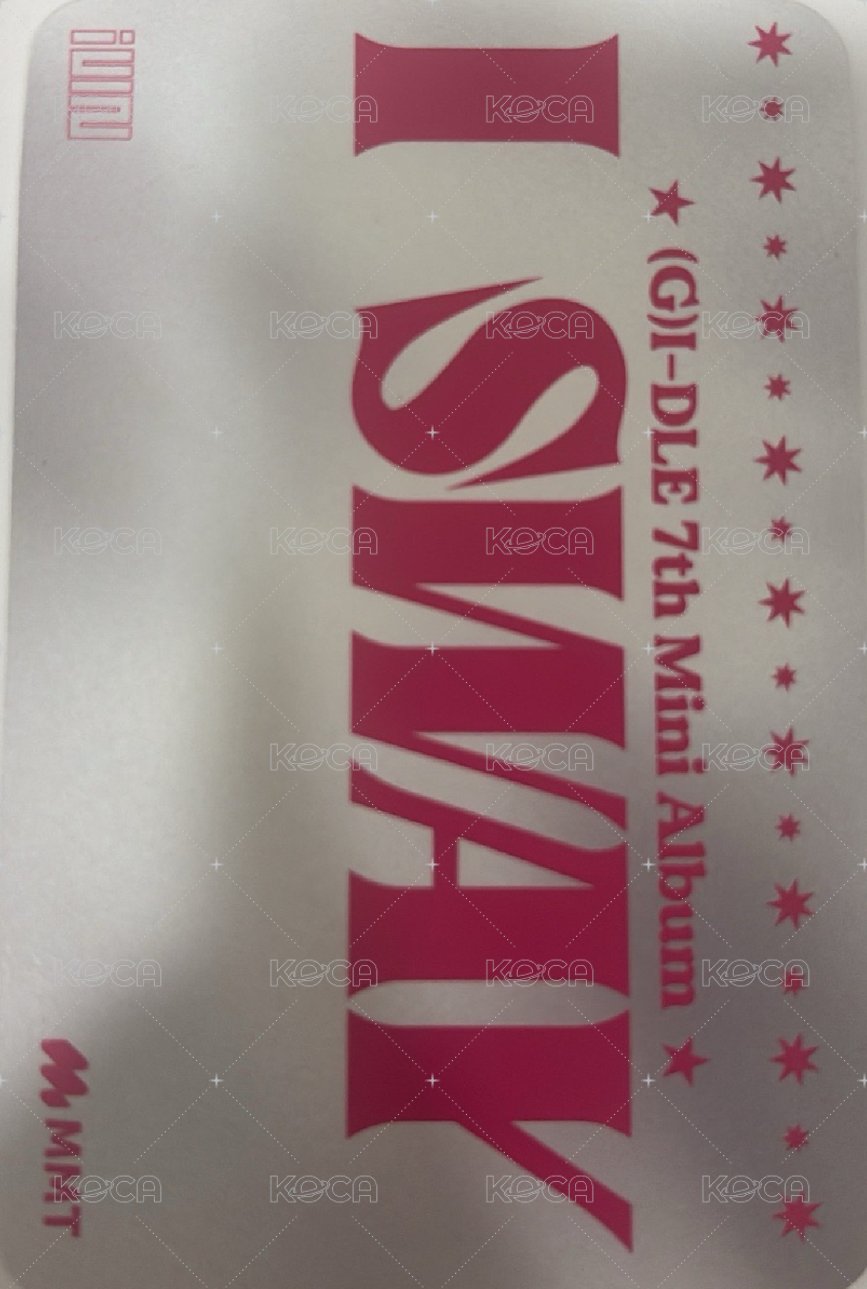 I SWAY mmt 2.0  簽名卡  背面