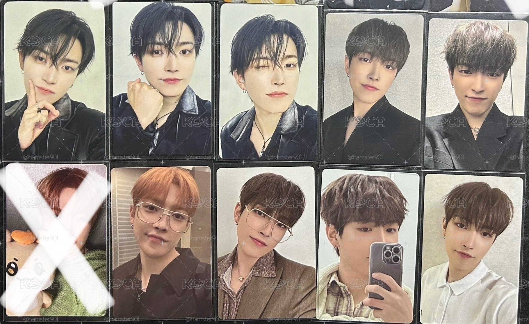 ATEEZ 金弘中小卡*9