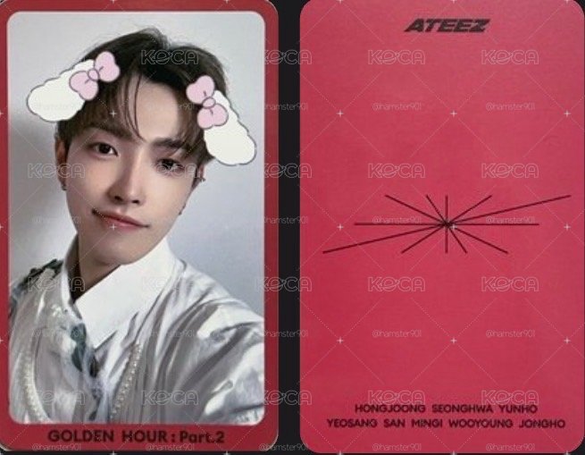 ATEEZ 金弘中GH2打歌卡