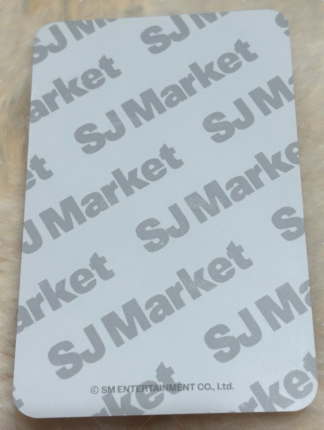 SJ MARKET 周邊卡 襯衫卡 背面