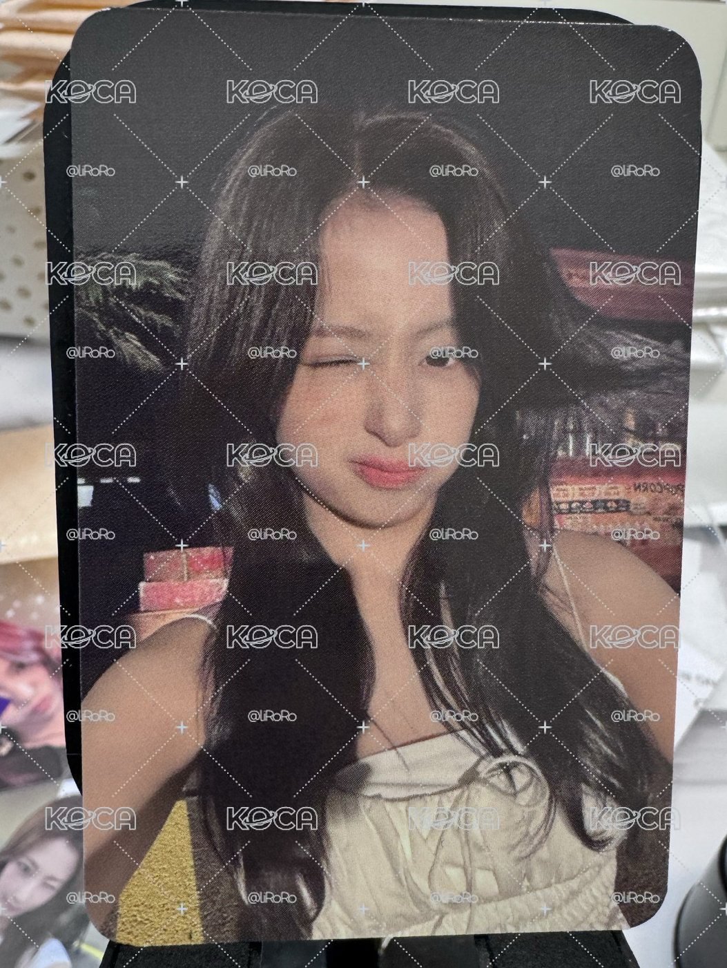 競標 🩵BABYMONSTER AHYEON I LIKE IT mk A ver. 幸運卡 