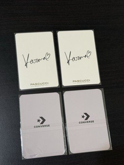 aespa Karina 代言卡 pascucci帕斯庫奇咖啡 Converse