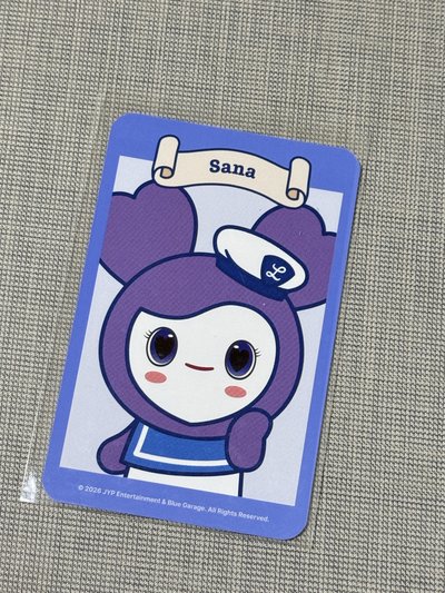 ［現貨］TWICE六巡韓安快閃SANA線下滿額卡