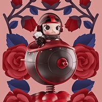 Molly 100% 綻放系列 公仔 玫瑰