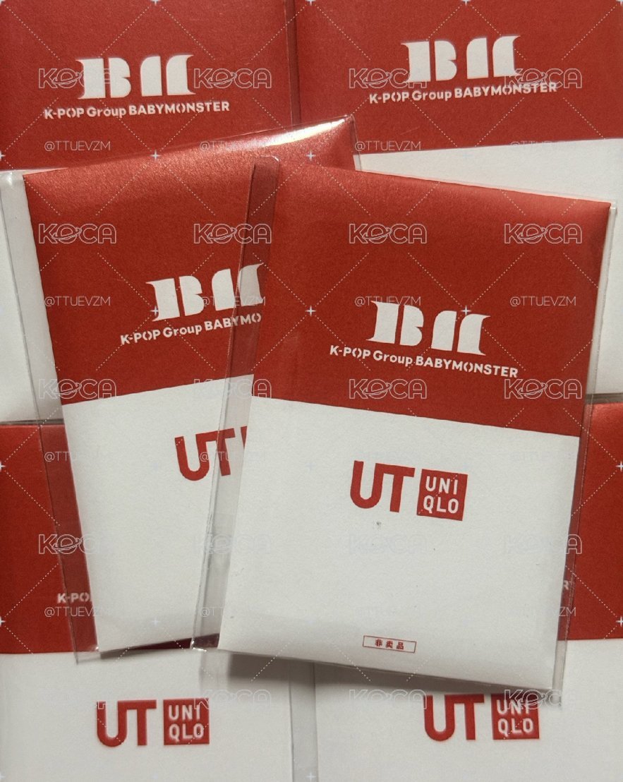 寶怪UNIQLO代言卡一套