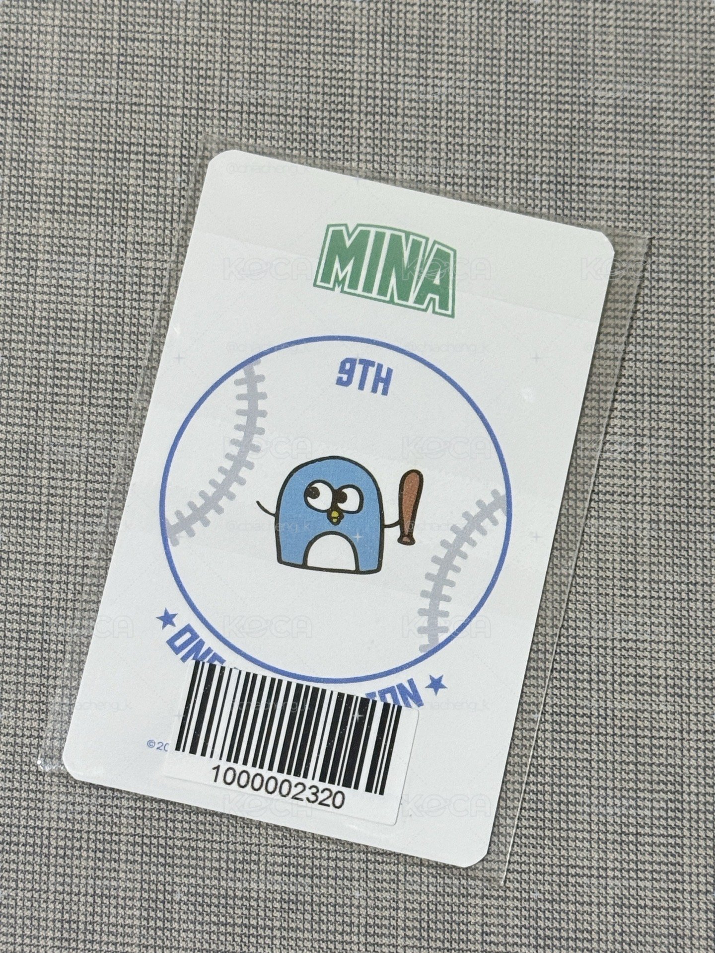 ［現貨］TWICE 24FM MINA9週年棒球卡