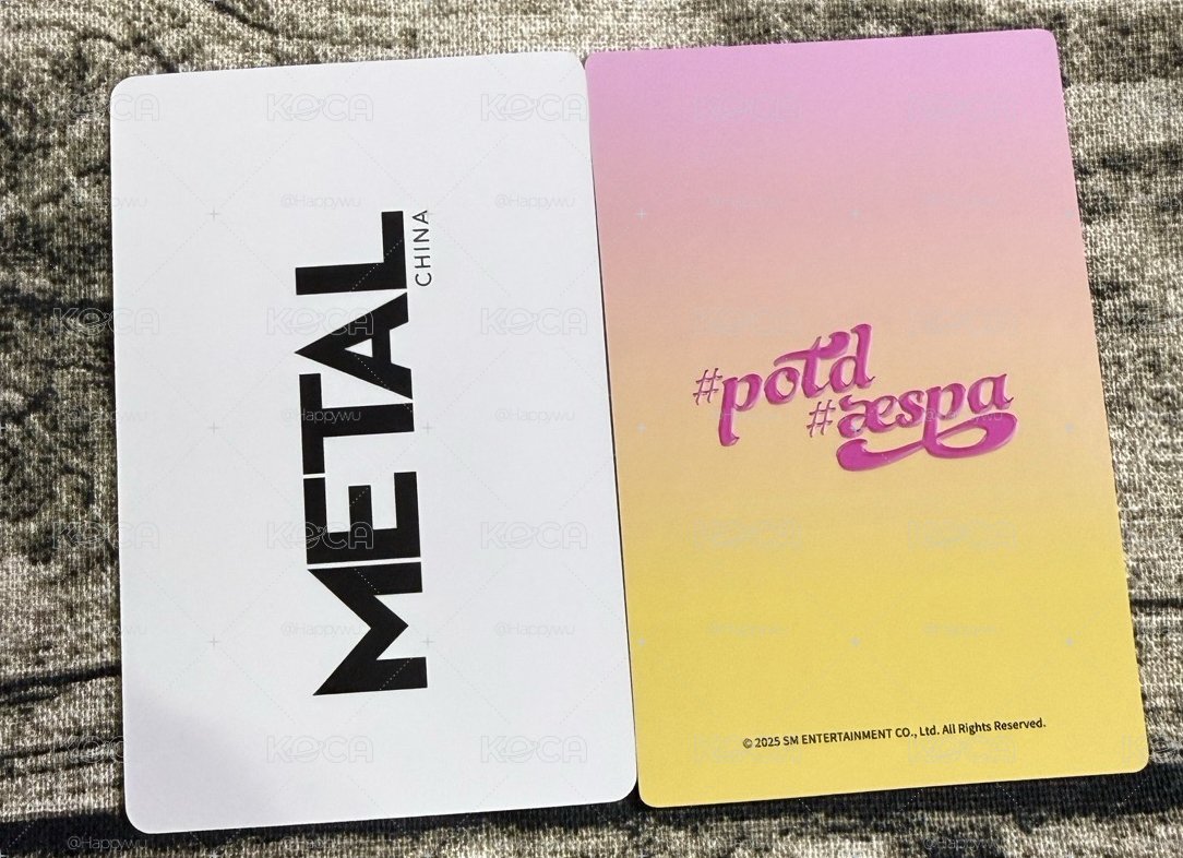 #potd展會 滿額卡 #potd廣州展會 滿額吉+Metal 雜誌卡 單封吉