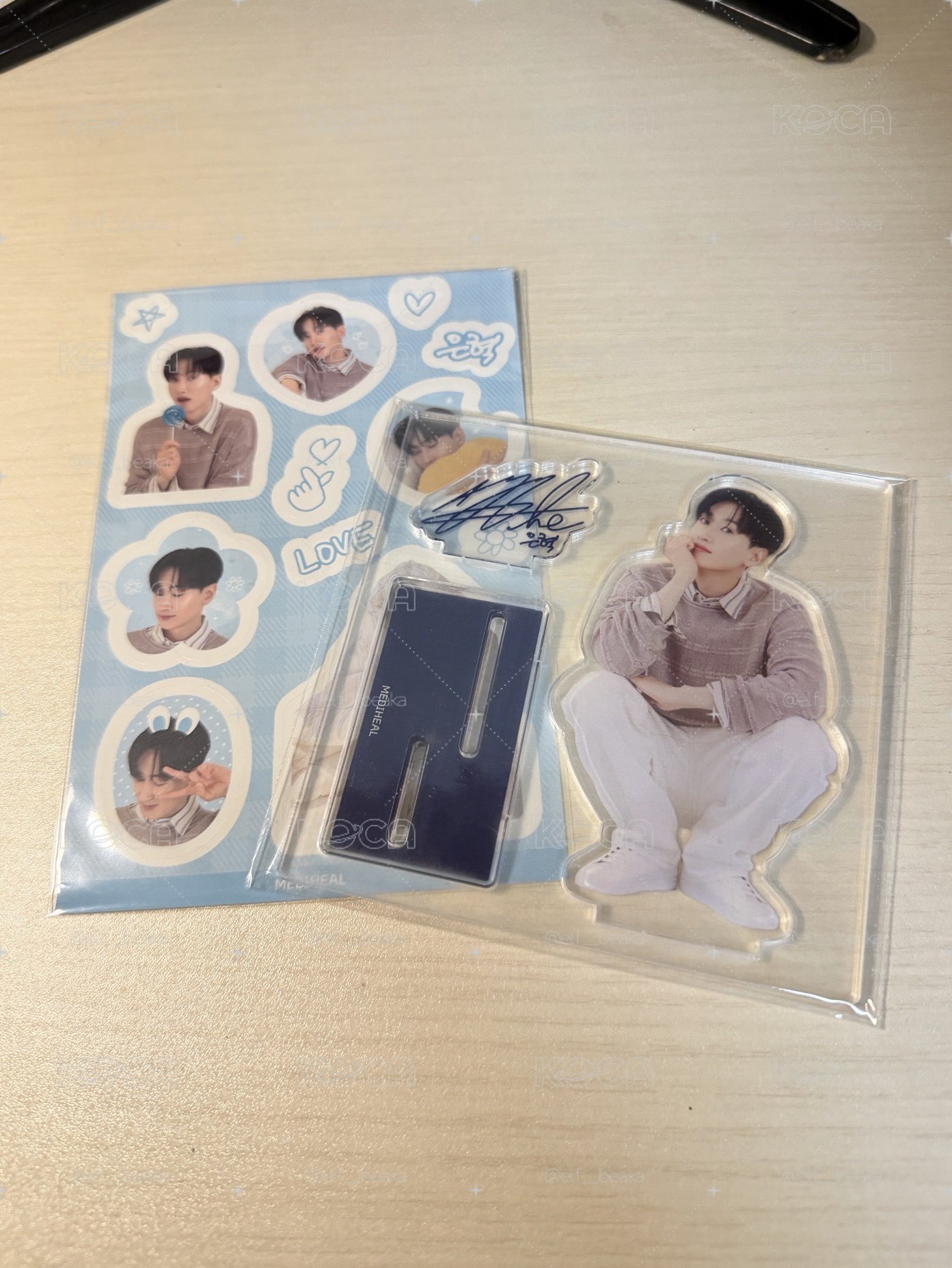 mediheal 赫宰貼紙+立牌