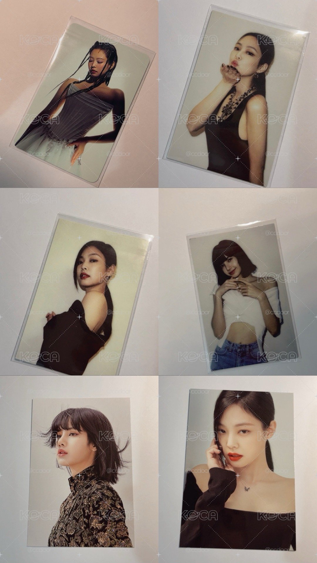 Jennie+Lisa的小卡&明信片