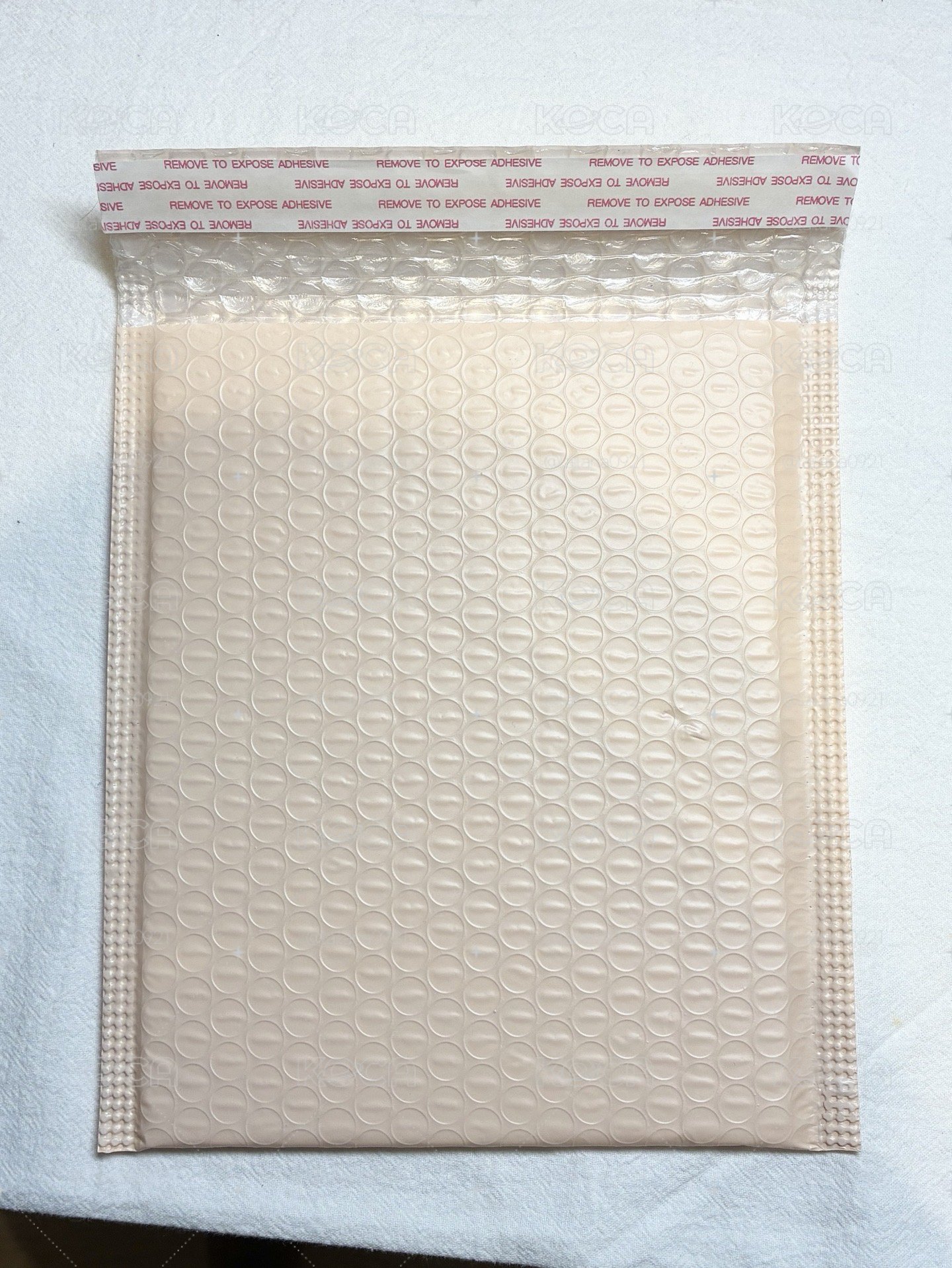 粉橘氣泡袋（大）